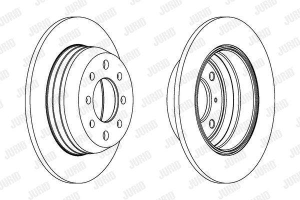 JURID stabdžių diskas 561007J