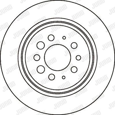JURID Тормозной диск 561035J