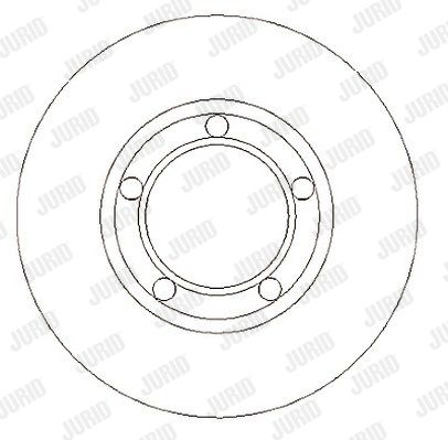 JURID Тормозной диск 561067J