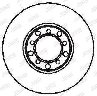 JURID Тормозной диск 561102JC
