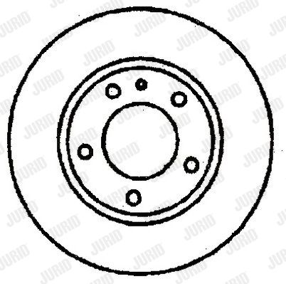 JURID stabdžių diskas 561122J