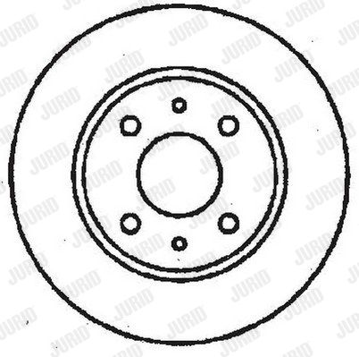 JURID stabdžių diskas 561130JC