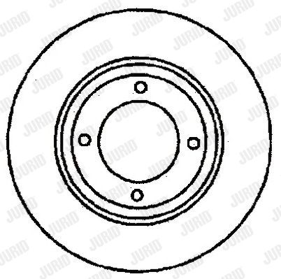 JURID Тормозной диск 561139J