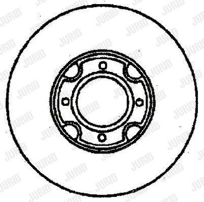 JURID Тормозной диск 561163J