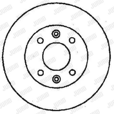 JURID Тормозной диск 561235JC