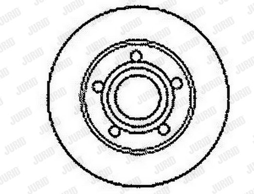 JURID Тормозной диск 561247J