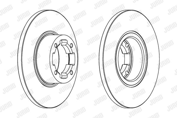 JURID Тормозной диск 561311J