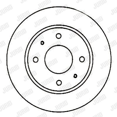 JURID Тормозной диск 561325J