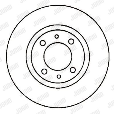 JURID Тормозной диск 561327J