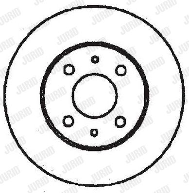 JURID Тормозной диск 561340JC