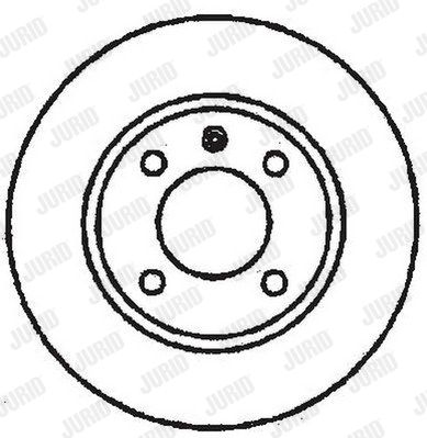 JURID Тормозной диск 561361JC