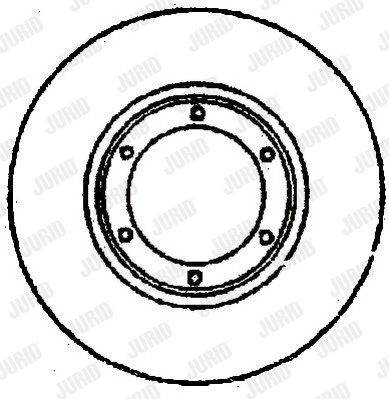 JURID Тормозной диск 561415J