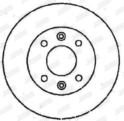 JURID Тормозной диск 561419J
