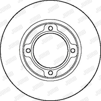 JURID stabdžių diskas 561420J
