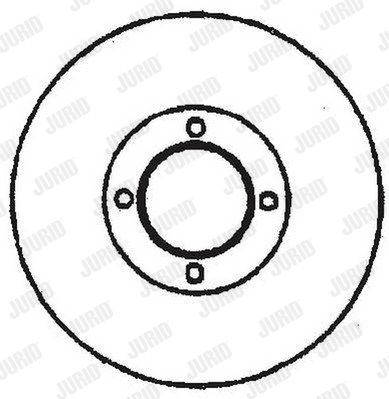 JURID stabdžių diskas 561435J