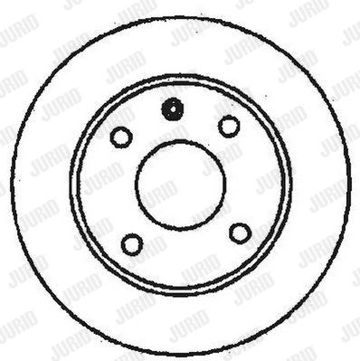 JURID Тормозной диск 561448J