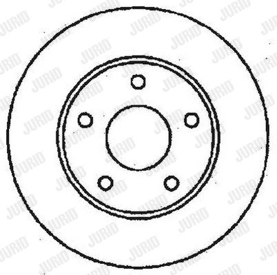 JURID Тормозной диск 561451J