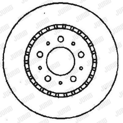 JURID Тормозной диск 561470JC