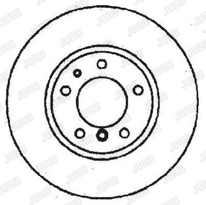 JURID Тормозной диск 561476J