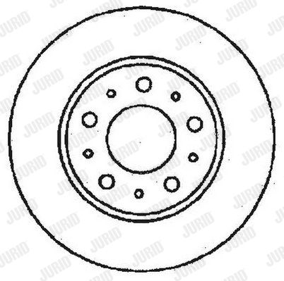 JURID Тормозной диск 561512JC