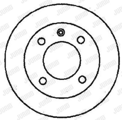 JURID Тормозной диск 561513J