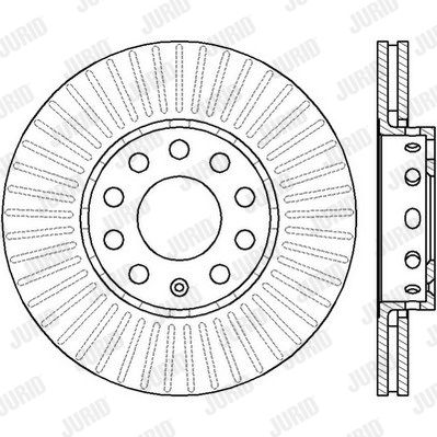 JURID Тормозной диск 561548J