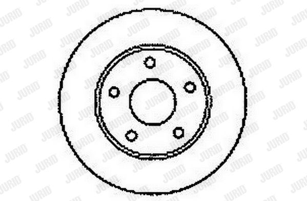 JURID Тормозной диск 561549JC