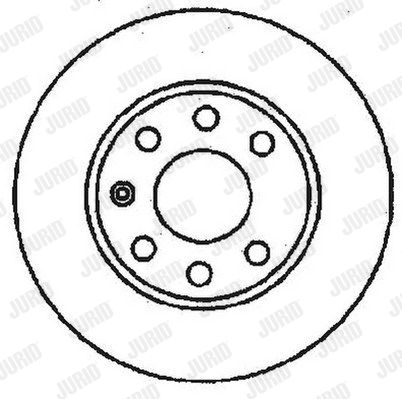 JURID Тормозной диск 561589JC