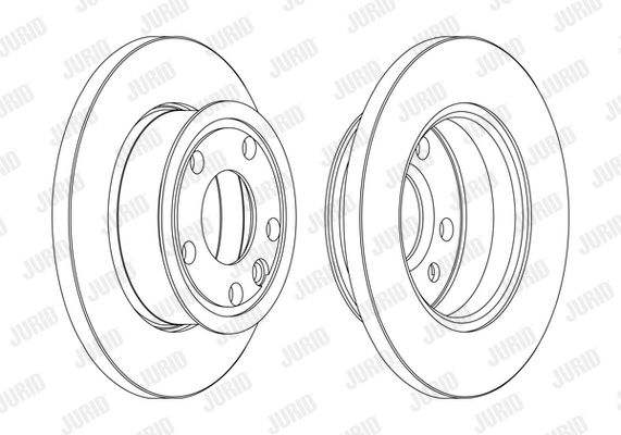 JURID Тормозной диск 561609JC