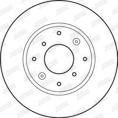 JURID Тормозной диск 561622J