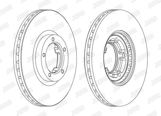 JURID Тормозной диск 561624JC