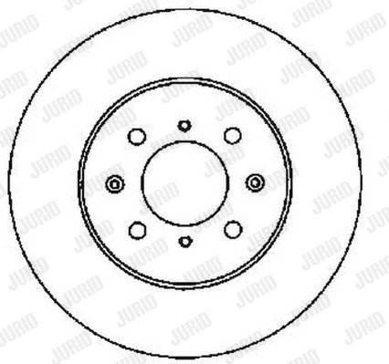 JURID Тормозной диск 561630JC