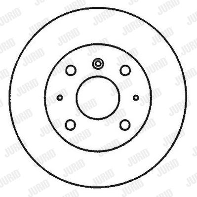 JURID Тормозной диск 561635J