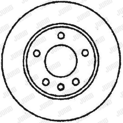 JURID Тормозной диск 561652JC