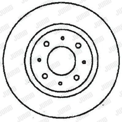 JURID Тормозной диск 561680J