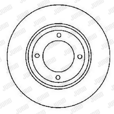 JURID Тормозной диск 561688J