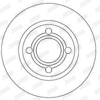 JURID Тормозной диск 561689JC