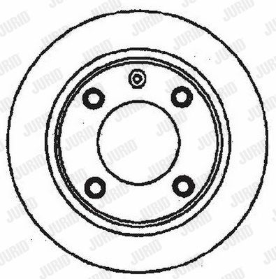 JURID Тормозной диск 561704JC