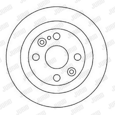 JURID Тормозной диск 561714J