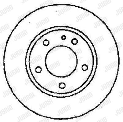 JURID stabdžių diskas 561717J