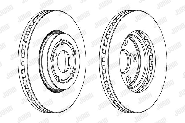 JURID Тормозной диск 561745J