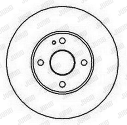 JURID Тормозной диск 561795JC