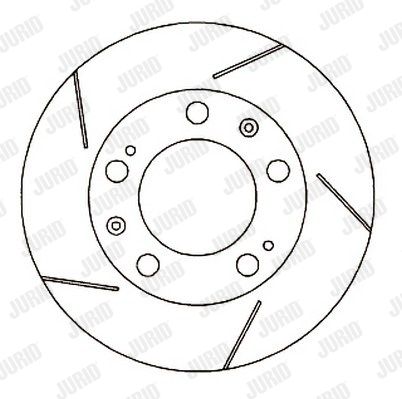 JURID Тормозной диск 561832J