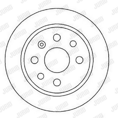 JURID Тормозной диск 561961JC