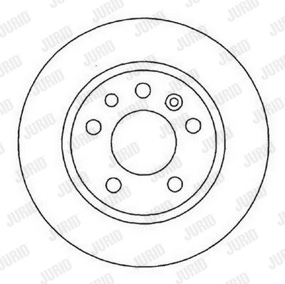 JURID Тормозной диск 561962J