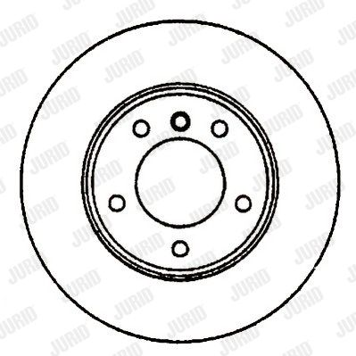 JURID Тормозной диск 561965J