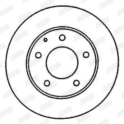JURID Тормозной диск 561969J