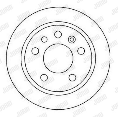 JURID Тормозной диск 561978JC
