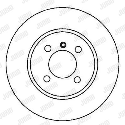 JURID Тормозной диск 561981JC