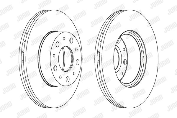 JURID Тормозной диск 561984JC